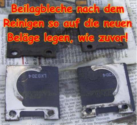 Beilagsbleche